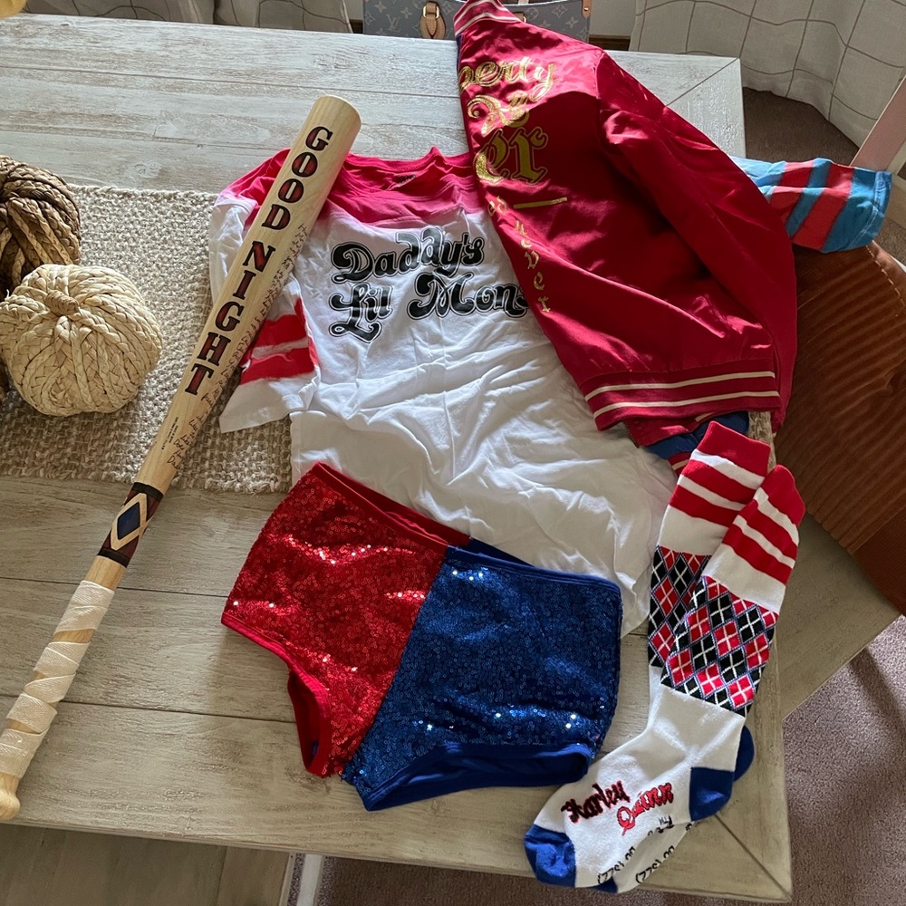 Harley Quinn Halloween costume. Size small.